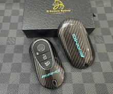 Load image into Gallery viewer, Luxury Carbon Fiber Key Fob Cover Case For Mercedes AMG New C E GLC S EQ Class W206 X254 W223 C236 W214 X290 F1 Petronas Edition Exclusive Made
