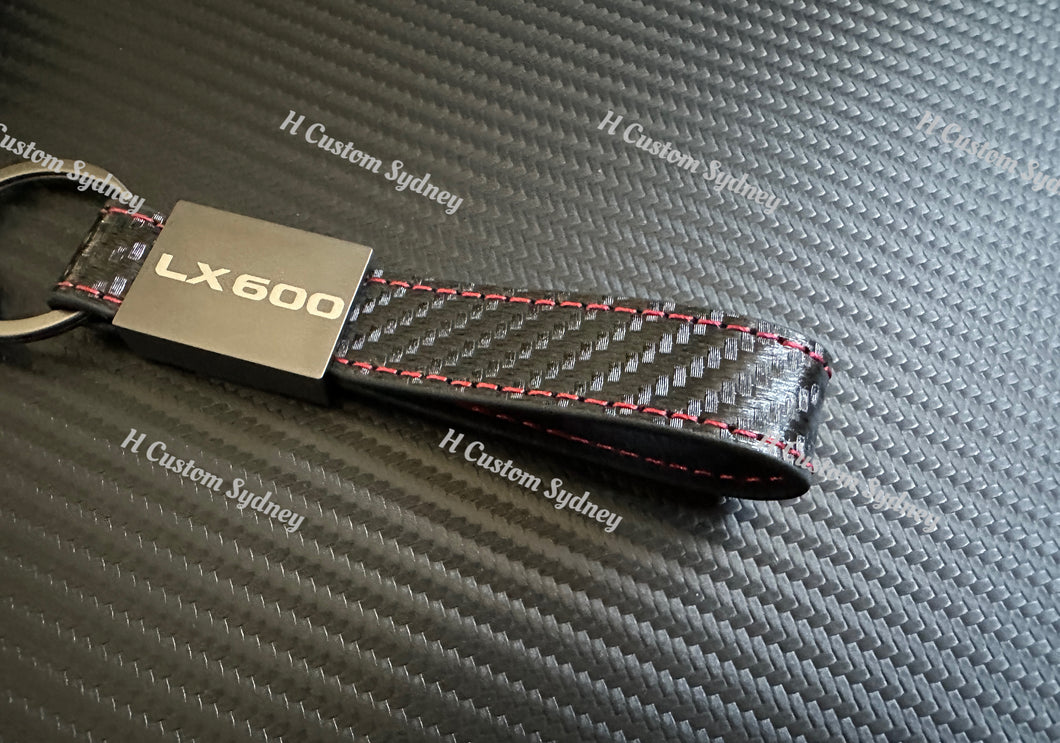 LX600 Genuine Carbon Fiber Keyring Key Fob Cover For Lexus LX600 Model Custom Made Exclusive Gift