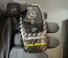 Load image into Gallery viewer, Final Edition Genuine Carbon Fiber Key Fob Cover Case Set For Mercedes AMG C63S E63s GLE63S GLS63 G63 GT63S Exclusive Made
