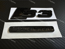 Load image into Gallery viewer, S3 All Black Badges Package For Audi S3 8V GY 2015-2023 Exclusive Pack
