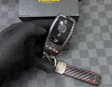 Load image into Gallery viewer, Genuine Carbon Fiber Key Fob Cover Keyring Pack For Mercedes W213 E63S AMG Model Custom Made Exclusive Edition

