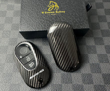 Load image into Gallery viewer, Luxury Carbon Fiber Key Fob Cover Case For Mercedes AMG New C E GLC S EQ Class W206 X254 W223 C236 W214 X290 Exclusive Made
