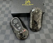 Load image into Gallery viewer, Luxury Forged Carbon Fiber Key Fob Cover Case For Mercedes C63S AMG W206 S206 Model Custom Made Exclusive Edition

