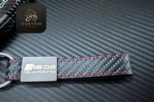 Load image into Gallery viewer, Genuine Carbon Fiber Key Cover Keyring Package for Audi RSQ8 Exclusive Made
