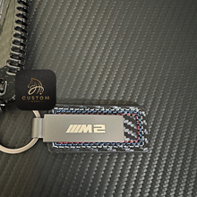 Load image into Gallery viewer, M2 Genuine Carbon Fiber Keyring Key Fob Cover For BMW New M2 G87 2023-2024 Custom Made
