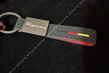 Load image into Gallery viewer, Premium Alcantara Leather Key Fob Cover Case For Porsche Taycan 4S Turbo S Exclusive Gift
