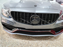 Load image into Gallery viewer, Mercedes Front Grille 3D All Black Star Emblem Badge For C63S A45 CLA45
