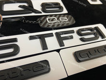 Load image into Gallery viewer, Q8 Matte Black Full Badges Package For Audi Q8 55TFSI Exclusive Pack
