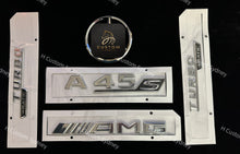 Load image into Gallery viewer, A45S Chrome Full Badges Emblems Package For Mercedes A45S W177
