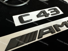 Load image into Gallery viewer, Matte Black C43 Badges Package For Mercedes AMG C43 W206 ONLY
