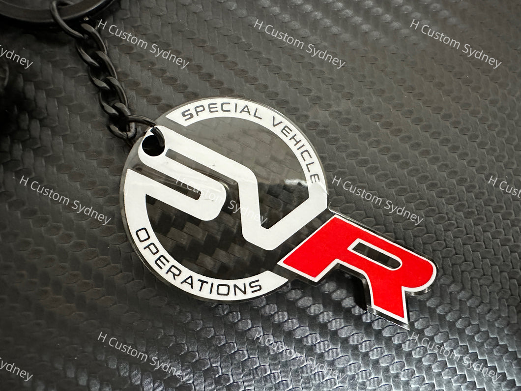 Premium Genuine Carbon Fiber Key Fob Cover For Land Rover Range Rover SVR New Key Exclusive Edition