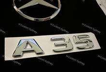 Load image into Gallery viewer, A35 Chrome Full Badges Emblems Package For Mercedes A35 W177 V177 OEM Pack
