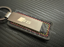 Load image into Gallery viewer, S5 Carbon fiber Keyring Keychain For Audi S5 Models Custom Gift
