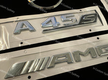 Load image into Gallery viewer, A45S Chrome Full Badges Emblems Package For Mercedes A45S W177
