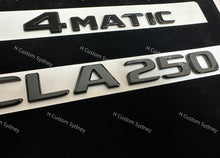 Load image into Gallery viewer, Gloss Black CLA250 C118 Badges Package For Mercedes CLA250 New C118 Model ONLY
