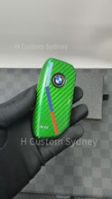 Load and play video in Gallery viewer, Premium Carbon Fiber Smart Key Case for BMW New X5 X6 X7– Luxury Cover Shell Exclusive Edition

