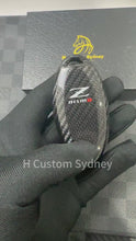 Load and play video in Gallery viewer, Premium Carbon Fiber Key Fob Cover Case Fit For Nissan Z Nismo Z34 Model Exclusive Made
