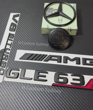 Load and play video in Gallery viewer, GLE63S Matte Black Badges Emblems Package For Mercedes GLE63S  V167 C167 2024+ Exclusive Night Edition Pack
