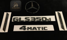 Load image into Gallery viewer, Gloss Black GLS350d  Full Badges Package For Mercedes GLS350d X166 2016-2019 Custom Gift
