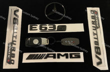 Load image into Gallery viewer, E63S Gloss Black Badges Package For Mercedes E63S W213 Exclusive Pack
