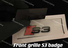 Load image into Gallery viewer, Gloss Black S3 Badges Package For Audi S3 GY  2021-2024 ONLY Exclusive Pack
