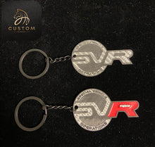 Load image into Gallery viewer, SVR Genuine Carbon Fiber Keyring For Range Rover Sport Velar Evoque Custom Gift
