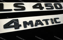 Load image into Gallery viewer, GLS450 Gloss Black Full Badges Package For Mercedes GLS450 X167 AMG Model Exclusive Pack
