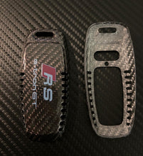 Load image into Gallery viewer, Genuine Carbon Fiber Key Fob Cover Pack For Audi RS etron GT Exclusive Pack
