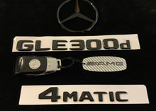 Load image into Gallery viewer, GLE300d  Gloss Black Full Badges Package For Mercedes GLE300d V167 AMG Model Custom Gift
