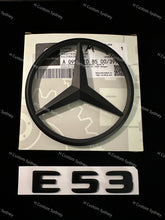 Load image into Gallery viewer, E53 Matte Black Badges Pack For Mercedes E53 W213 C238 A238  Exclusive Pack
