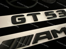 Load image into Gallery viewer, Matte Black GT53 Full Badges Package For Mercedes AMG GT53 X290 Exclusive Pack
