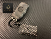 Load image into Gallery viewer, Genuine Carbon Fiber Key Fob Cover Keyring Package For Mercedes G63 W464 Exclusive Pack
