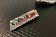 Load image into Gallery viewer, C63S Genuine Carbon Fiber Keyring For Mercedes C63s AMG
