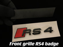 Load image into Gallery viewer, RS4 Gloss Black Badges Package For Audi RS4 B8 B9 2013-2023 Exclusive Pack
