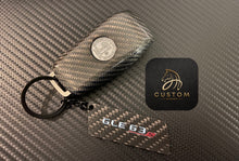 Load image into Gallery viewer, Genuine Carbon Fiber Key Fob Cover Keyring Pack For Mercedes GLE63s Custom Made
