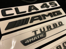 Load image into Gallery viewer, All Black CLA45 Full badges Package for Mercedes CLA45 C117 2015-2019 Exclusive Pack
