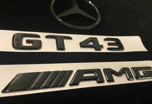 Load image into Gallery viewer, Gloss Black Full Badges Package For Mercedes AMG GT43 X290 ONLY
