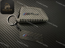 Load image into Gallery viewer, Premium Genuine Carbon Fiber Key Fob Cover For BMW M4 CS Exclusive Gift
