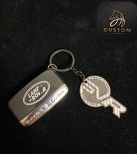 Load image into Gallery viewer, SVR Genuine Carbon Fiber Keyring For Range Rover Sport Velar Evoque Custom Gift
