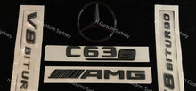 Load image into Gallery viewer, C63s Full Blacked out Badges Package For Mercedes C63s 2015-2018 Models W205 C205 S205 A205 ONLY
