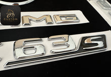 Load image into Gallery viewer, Chrome OEM C63S Badges Pack For Mercedes C63S W205 C205 S205
