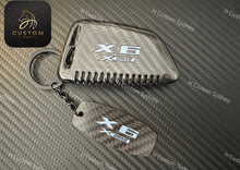 Load image into Gallery viewer, Premium Genuine Carbon Fiber Key Fob Cover For BMW X6 Exclusive Gift
