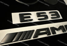 Load image into Gallery viewer, E53 Matte Black Badges Pack For Mercedes E53 W213 C238 A238  Exclusive Pack
