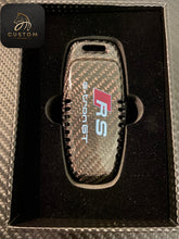 Load image into Gallery viewer, Genuine Carbon Fiber Key Fob Cover Pack For Audi RS etron GT Exclusive Pack
