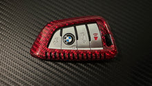 Load image into Gallery viewer, Genuine Carbon Fiber Key Fob Cover For BMW M8 Competition Exclusive Pack
