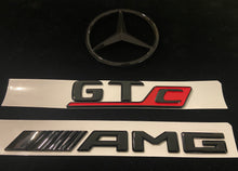 Load image into Gallery viewer, Gloss Black Full Badges Package For Mercedes amg GTC C190
