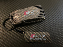 Load image into Gallery viewer, Genuine Carbon Fiber Keyring Key FOB Cover For Audi RS4 RS5 S4 S5 SQ5 SQ7 TTRS
