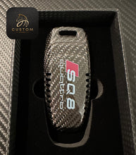 Load image into Gallery viewer, SQ8 Genuine Carbon Fiber Key Fob Cover For Audi SQ8 Exclusive Pack
