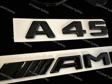 Load image into Gallery viewer, Gloss Black A45 Badges Package For Mercedes AMG A45 W176 Exclusive Pack
