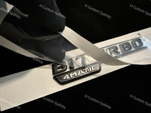 Load image into Gallery viewer, Matte Black C43 Badges Package For Mercedes C43 W205 C205 S205
